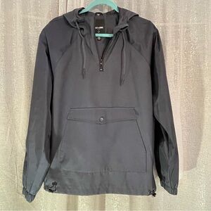 Only and Sons Men's Dark Blue Pullover Windbreaker Jacket Coat size L